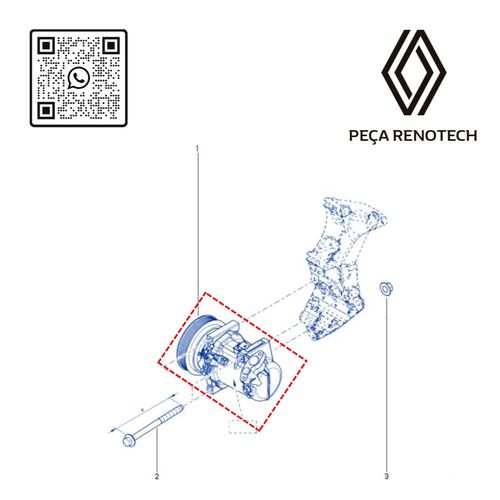 RN 06053R-P 926006053R COMPRESSOR DO AR COND. SAN IILOG IIDUSOROC 1.6 16V H4M - 6